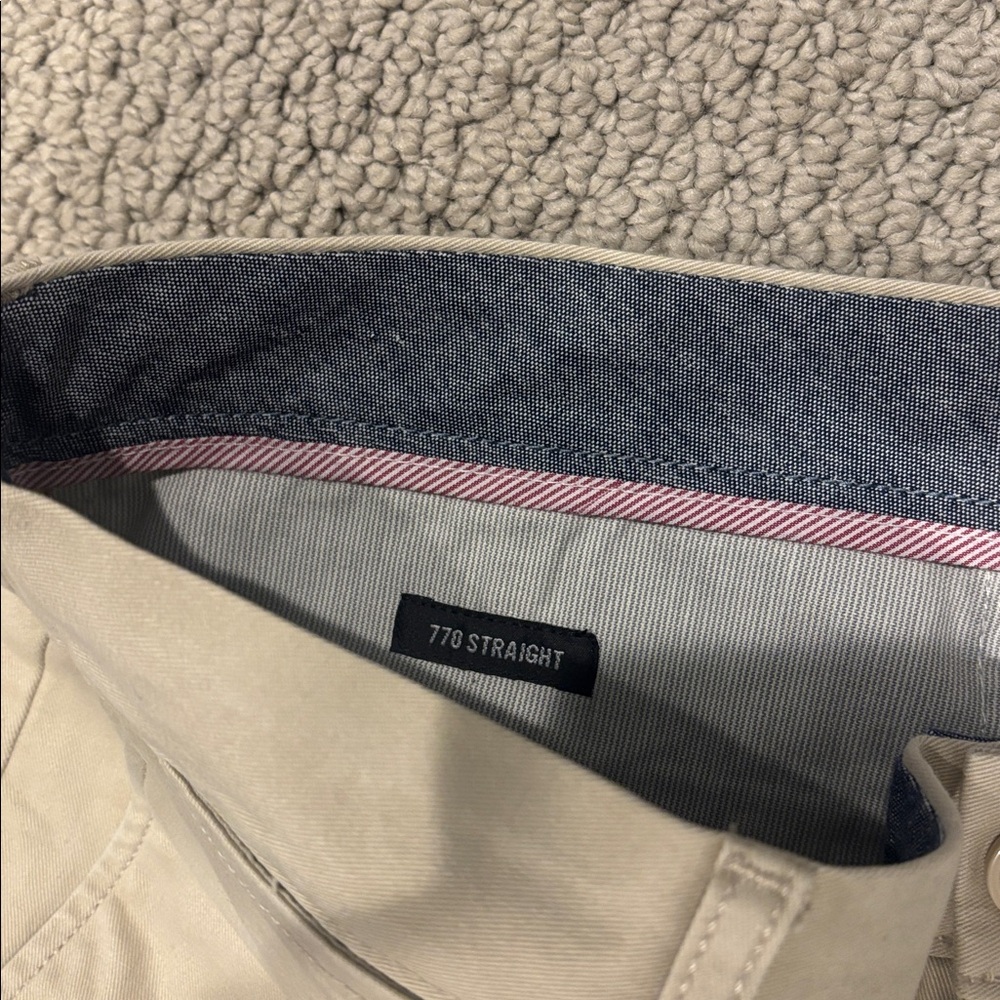 J.Crew Mens 770 Straight Khaki Pants 32x30 - Picture 3 of 9